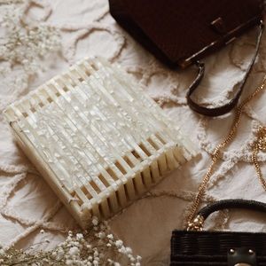 Zara Mother of Pearl Bag